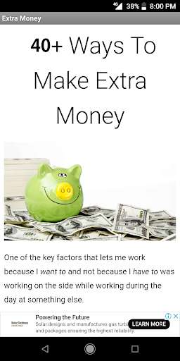 Run android online APK 40 Ways To Make Extra Money from MyAndroid or emulate 40 Ways To Make Extra Money using MyAndroid