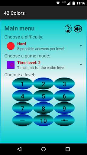 Run android online APK 42 Colors from MyAndroid or emulate 42 Colors using MyAndroid
