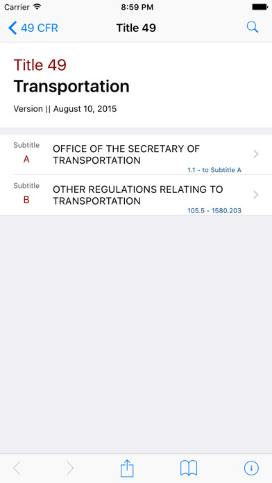Emulate iPhone app 49 CFR - Transportation (LawStack Series) using MyAndroid Emulate iPhone app 49 CFR - Transportation (LawStack Series) using MyAndroid