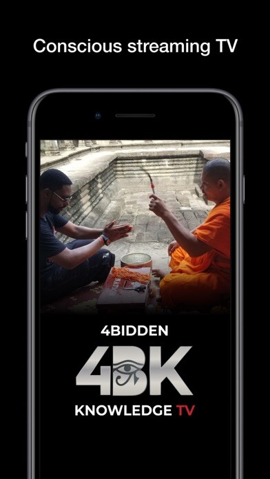 Emulate iPhone app 4biddenknowledge TV using MyAndroid