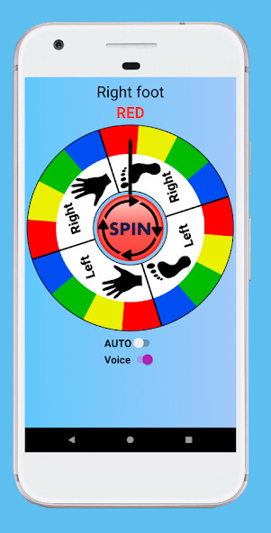 Run android online APK 4-color automatic spinner from MyAndroid or emulate 4-color automatic spinner using MyAndroid