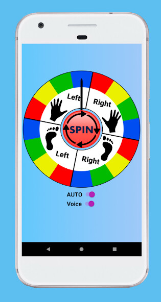 Emulate 4-color automatic spinner from MyAndroid or run 4-color automatic spinner using MyAndroid