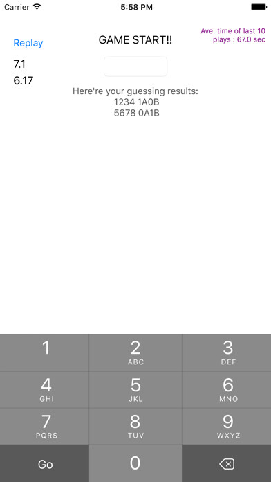 Emulate iPhone app 4Digits TimeAttack using MyAndroid
