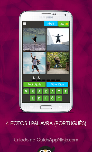 Run android online APK 4 FOTOS 1 PALAVRA (PT) from MyAndroid or emulate 4 FOTOS 1 PALAVRA (PT) using MyAndroid