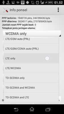 Emulate Android APK 4G Network Switcher Simple