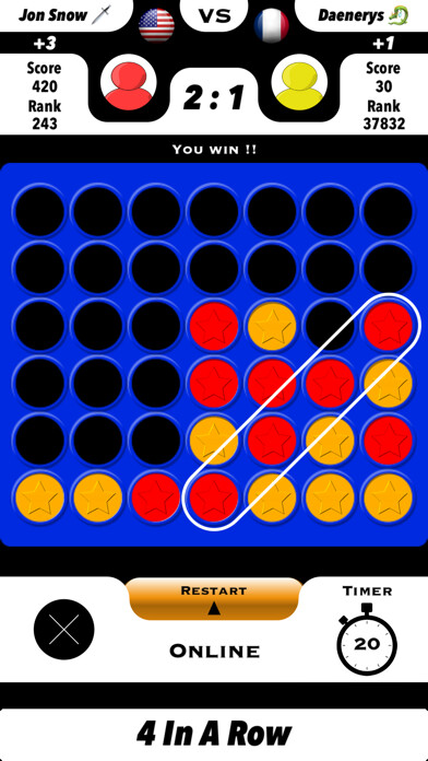 Emulate iPhone app 4 In A Row Board Game using MyAndroid Emulate iPhone app 4 In A Row Board Game using MyAndroid