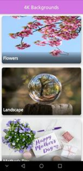 Run android online APK 4K Backgrounds from MyAndroid or emulate 4K Backgrounds using MyAndroid