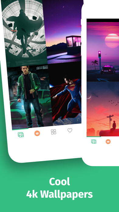 Emulate iPhone app 4K Wallpapers & Backgrounds HD using MyAndroid