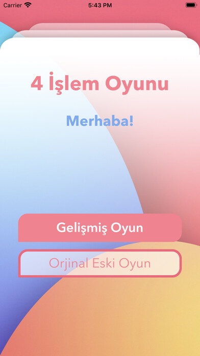 Emulate iPhone app 4 İşlem Oyunu using MyAndroid Emulate iPhone app 4 İşlem Oyunu using MyAndroid