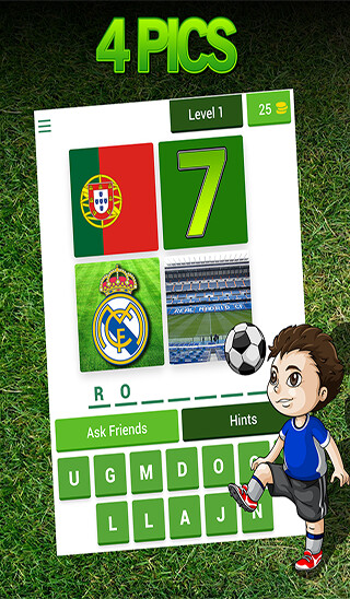 Run android online APK 4 Pics 1 Footballer Quiz from MyAndroid or emulate 4 Pics 1 Footballer Quiz using MyAndroid Run android online APK 4 Pics 1 Footballer Quiz from MyAndroid or emulate 4 Pics 1 Footballer Quiz using MyAndroid