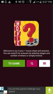 Emulate Android APK 4 Pics 1 Movie Cheat  Answers