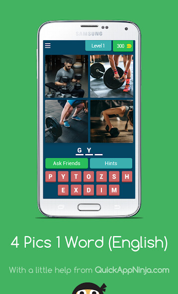 Run android online APK 4 Pics 1 Word (English) from MyAndroid or emulate 4 Pics 1 Word (English) using MyAndroid