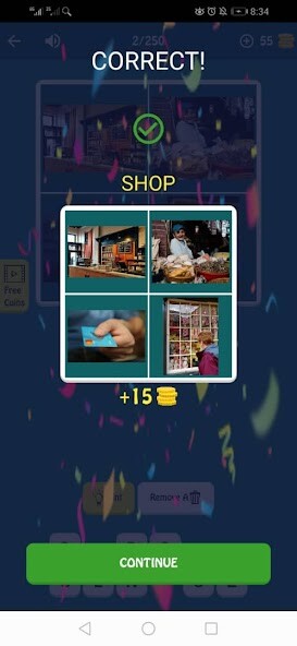 Run android online APK 4 pics 1 word original from MyAndroid or emulate 4 pics 1 word original using MyAndroid