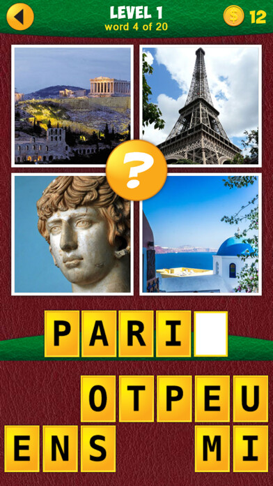 Emulate iPhone app 4 Pics: Find the odd word II using MyAndroid Emulate iPhone app 4 Pics: Find the odd word II using MyAndroid