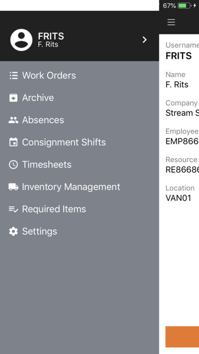 Emulate iPhone app 4PS Field Service using MyAndroid