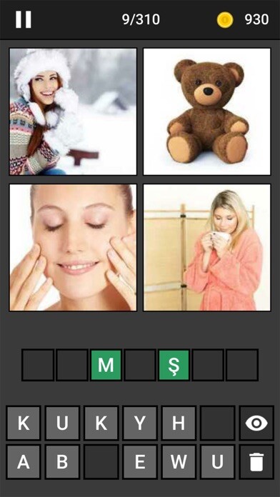 Emulate iPhone app 4 Resim 1 Kelime - Bulmaca using MyAndroid