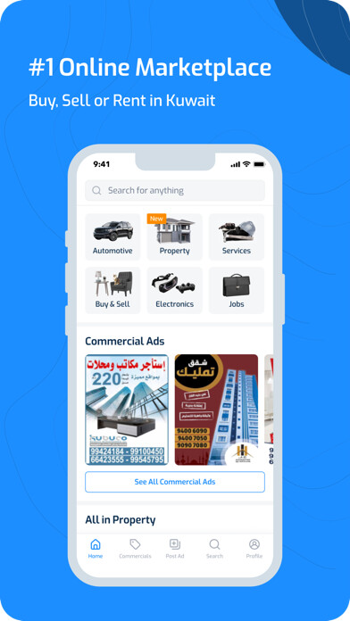 Emulate iPhone app 4Sale - Buy & Sell Everything using MyAndroid