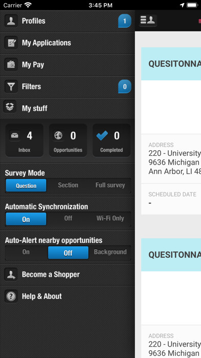 Emulate iPhone app 4Shoppers Mystery Shopper using MyAndroid Emulate iPhone app 4Shoppers Mystery Shopper using MyAndroid