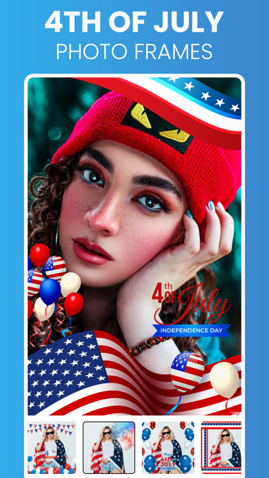 Emulate iPhone app 4th July Photo Editor using MyAndroid