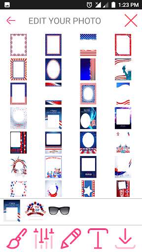 Run android online APK 4th of July Independence Day Photo Maker from MyAndroid or emulate 4th of July Independence Day Photo Maker using MyAndroid