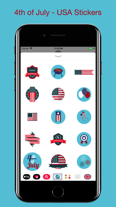 Emulate iPhone app 4th of July - Independence Day using MyAndroid Emulate iPhone app 4th of July - Independence Day using MyAndroid