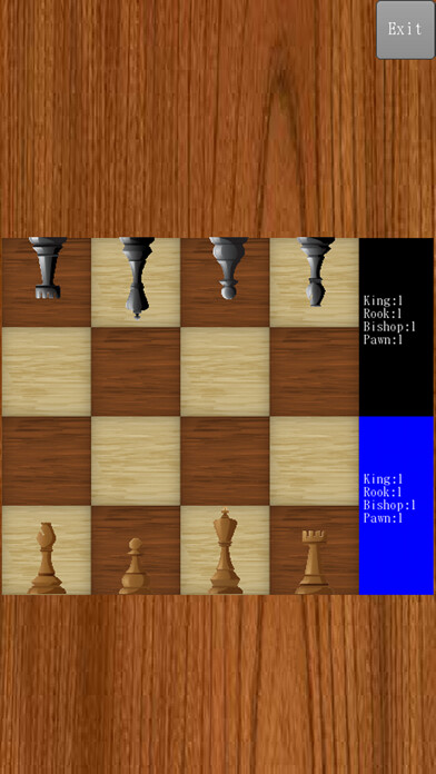 Emulate iPhone app 4x4 Chess using MyAndroid