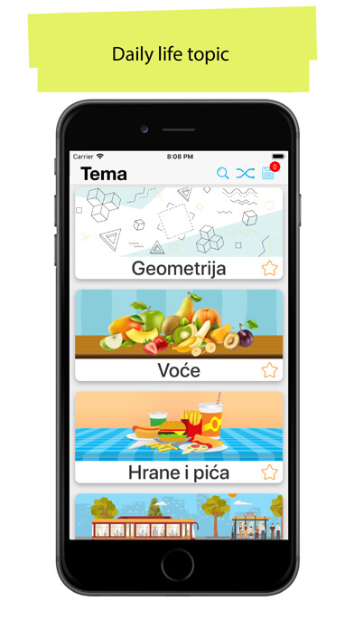 Emulate iPhone app 50.000 - Learn Croatian using MyAndroid Emulate iPhone app 50.000 - Learn Croatian using MyAndroid