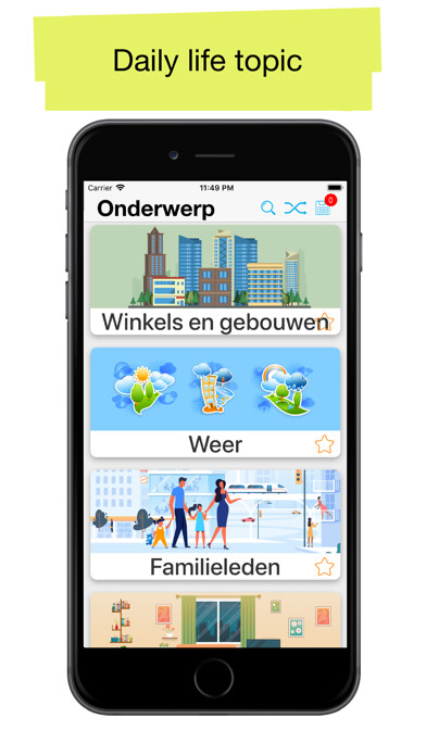 Emulate iPhone app 50.000 - Learn Dutch using MyAndroid Emulate iPhone app 50.000 - Learn Dutch using MyAndroid