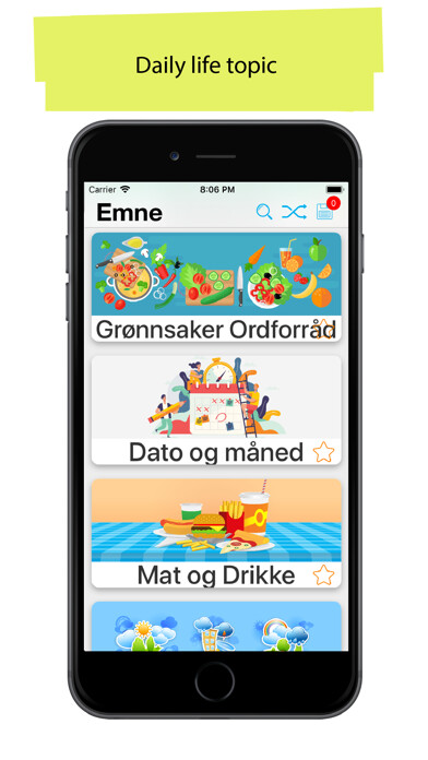 Emulate iPhone app 50.000 - Learn Norwegian using MyAndroid Emulate iPhone app 50.000 - Learn Norwegian using MyAndroid