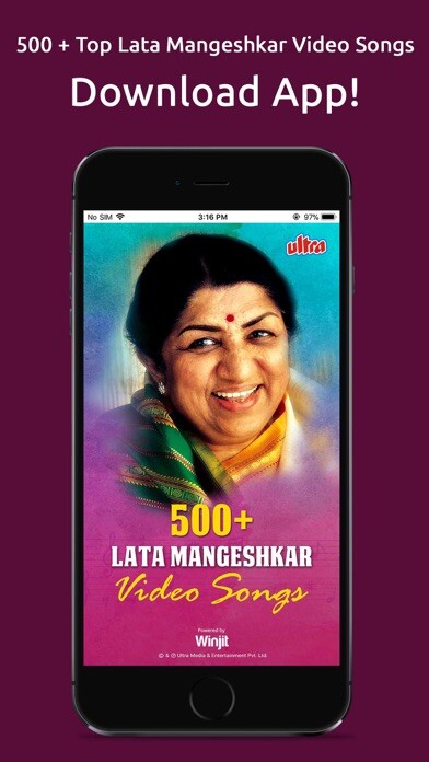 Emulate iPhone app 500 Lata Mangeshkar Video Song using MyAndroid Emulate iPhone app 500 Lata Mangeshkar Video Song using MyAndroid