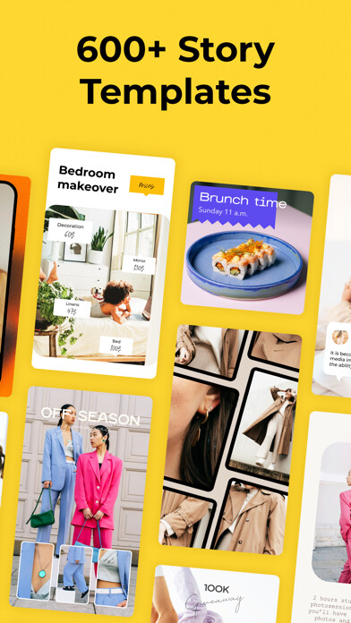 Emulate iPhone app 500 Stories:Insta Story Editor using MyAndroid