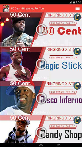 Run android online APK 50 Cent - Ringtones For You from MyAndroid or emulate 50 Cent - Ringtones For You using MyAndroid