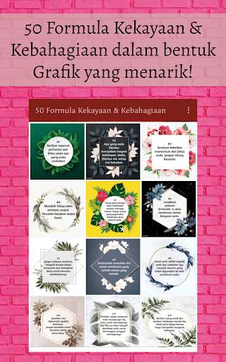 Run android online APK 50 Formula Kekayaan & Kebahagiaan from MyAndroid or emulate 50 Formula Kekayaan & Kebahagiaan using MyAndroid