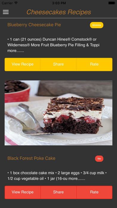 Emulate iPhone app 50 Of The Best Dessert Recipes using MyAndroid Emulate iPhone app 50 Of The Best Dessert Recipes using MyAndroid