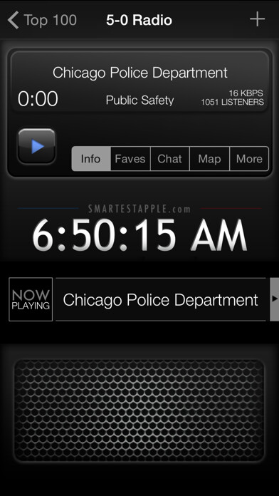 Emulate iPhone app 5-0 Radio Police Scanner using MyAndroid