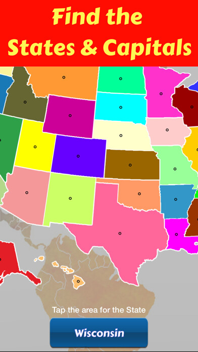 Emulate iPhone app 50 States and Capitals using MyAndroid Emulate iPhone app 50 States and Capitals using MyAndroid