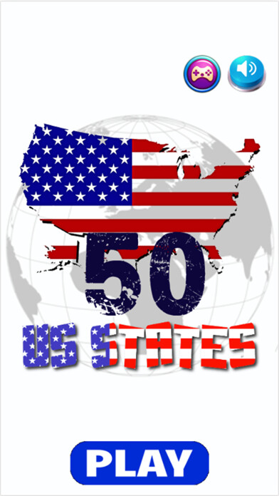 Emulate iPhone app 50 United States Of America Geography Map Quiz - Guess The Country,US States And Capital City Of USA Today using MyAndroid