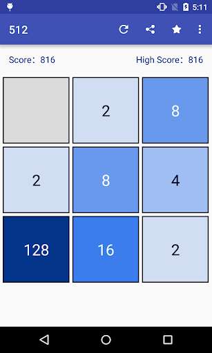 Run android online APK 512 - Number Game from MyAndroid or emulate 512 - Number Game using MyAndroid
