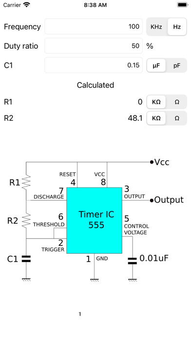 Emulate iPhone app 555 Calc using MyAndroid