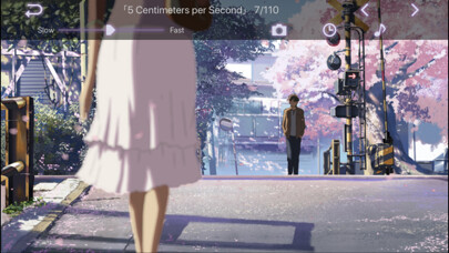 Emulate iPhone app 5cm per Second Film Book ? using MyAndroid