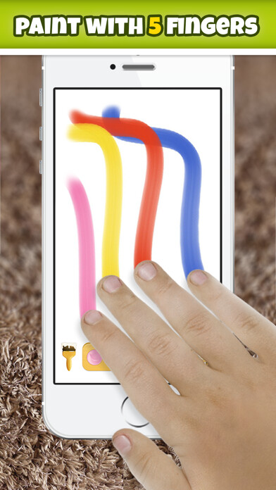 Emulate iPhone app 5 Fingers Paint using MyAndroid Emulate iPhone app 5 Fingers Paint using MyAndroid