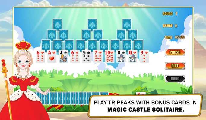 Emulate Android APK 5 Fun Tripeaks Solitaire