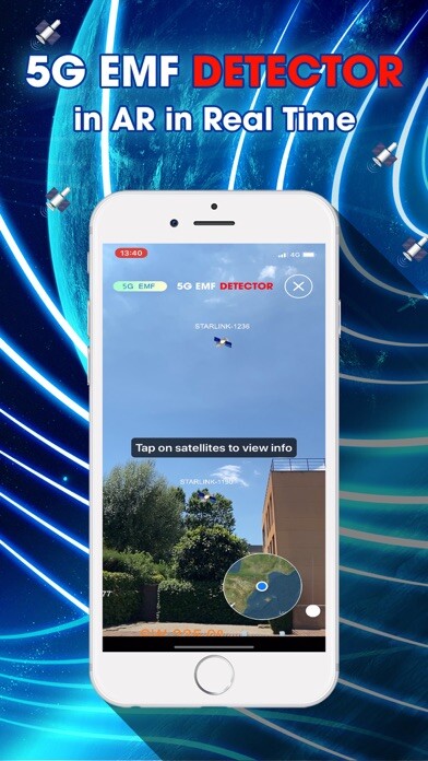 Emulate iPhone app 5G EMF Detector using MyAndroid