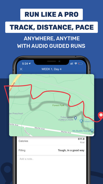 Emulate iPhone app 5k Run- Couch Potato to 5K using MyAndroid Emulate iPhone app 5k Run- Couch Potato to 5K using MyAndroid