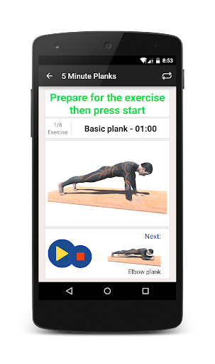 Run android online APK 5 Min Plank - Talking time counter. Static workout from MyAndroid or emulate 5 Min Plank - Talking time counter. Static workout using MyAndroid