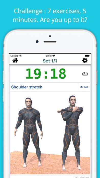 Emulate iPhone app 5 Min Stretch for Runners using MyAndroid Emulate iPhone app 5 Min Stretch for Runners using MyAndroid