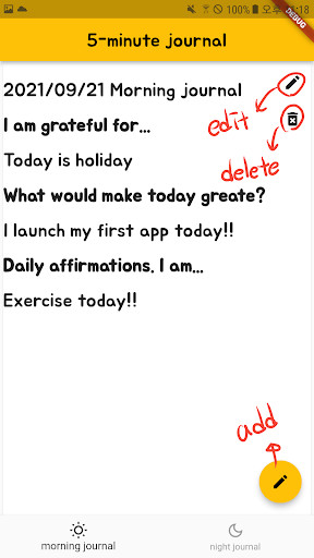 Run android online APK 5 minute journal - small step towards success from MyAndroid or emulate 5 minute journal - small step towards success using MyAndroid