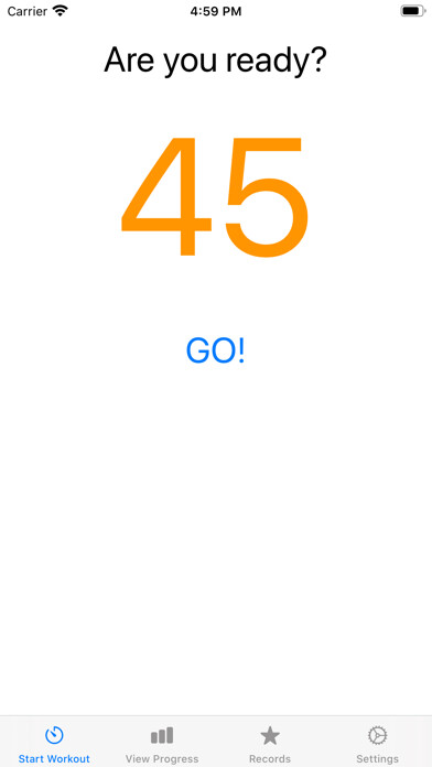Emulate iPhone app 5 Minute Pushups using MyAndroid Emulate iPhone app 5 Minute Pushups using MyAndroid