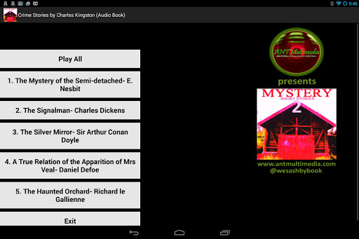 Run android online APK 5 Mystery Stories - AudioBook from MyAndroid or emulate 5 Mystery Stories - AudioBook using MyAndroid