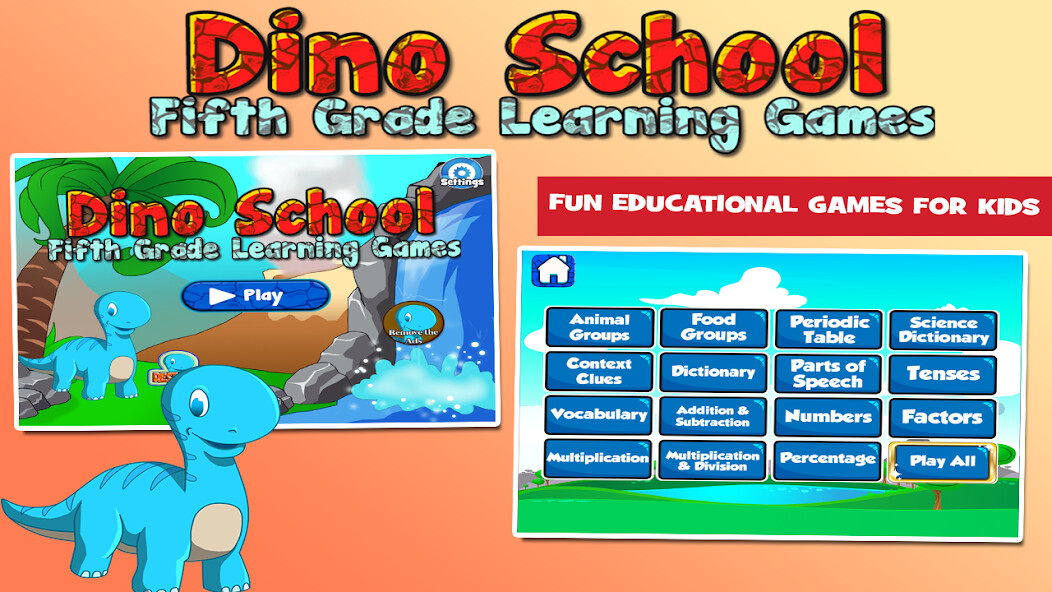 Run android online APK 5th Grade Educational Games from MyAndroid or emulate 5th Grade Educational Games using MyAndroid